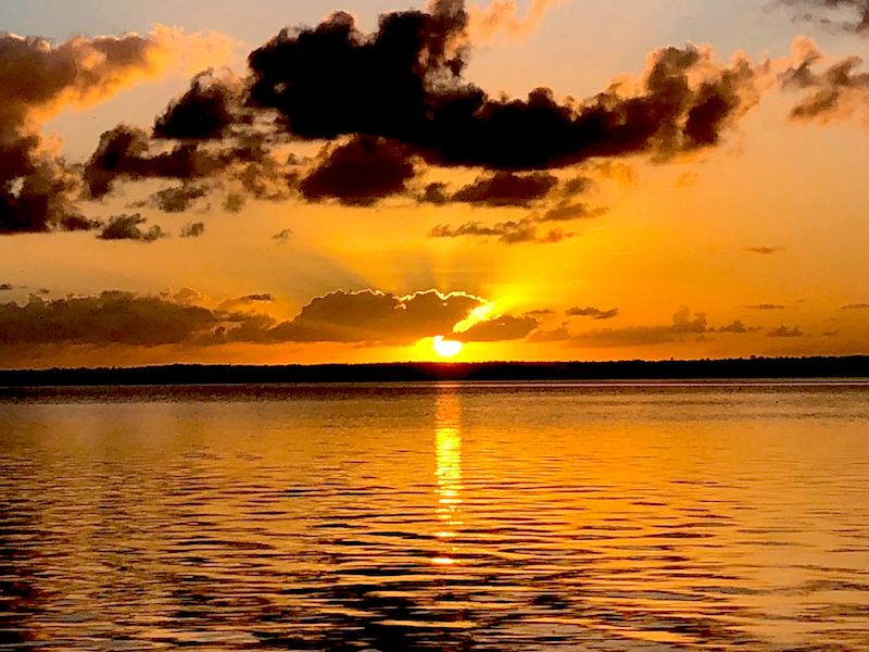 Lake Cootharaba at sunset