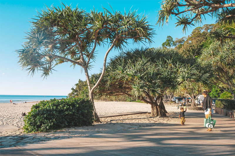 Winter in Noosa beach